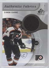 2005-06 SP Game Used Edition Authentic Fabrics Simon Gagne #AF-SG 0a7