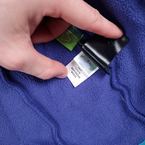 Chaqueta para mujer THE NORTH FACE M azul púrpura Denali polar Polartec con capucha cremallera - Imagen 12 de 14