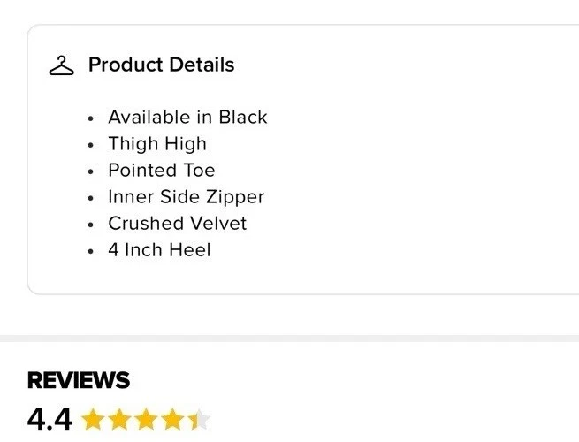 "Botas hasta el muslo Dolls Kill - terciopelo aplastado azul real talla 8M 4"" tacón bloque" Foto 4 de 4