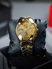 2025 Diesel Mercurial Chronograph Gold-Tone Stainless Watch DZ4681