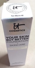 IT Cosmetics Your Skin But Better Foundation Skincare Tan Warm 41 New/Box