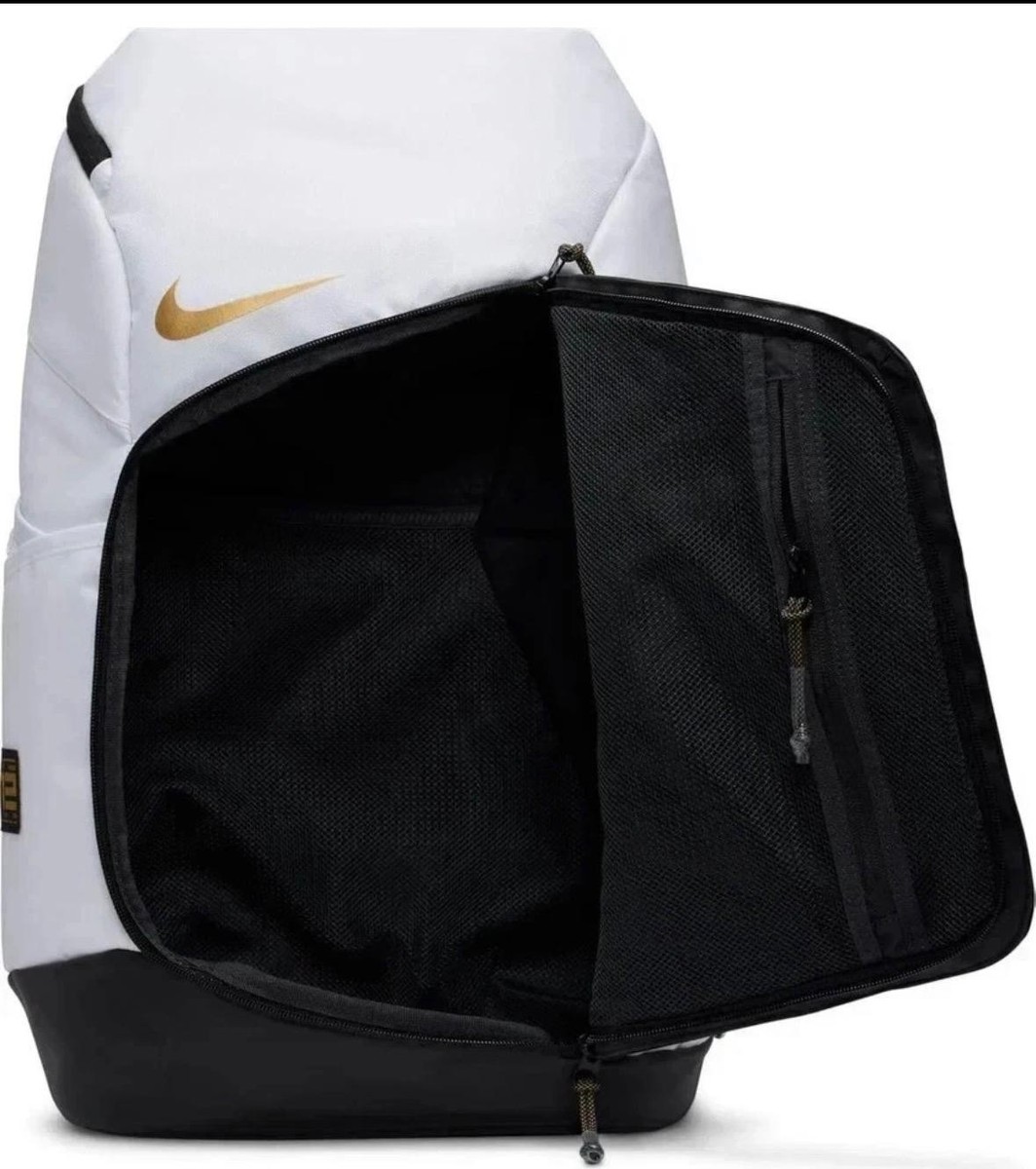 Nike Hoops Elite Pro Backpack 32L White Gold DX9786-100 NEW (same