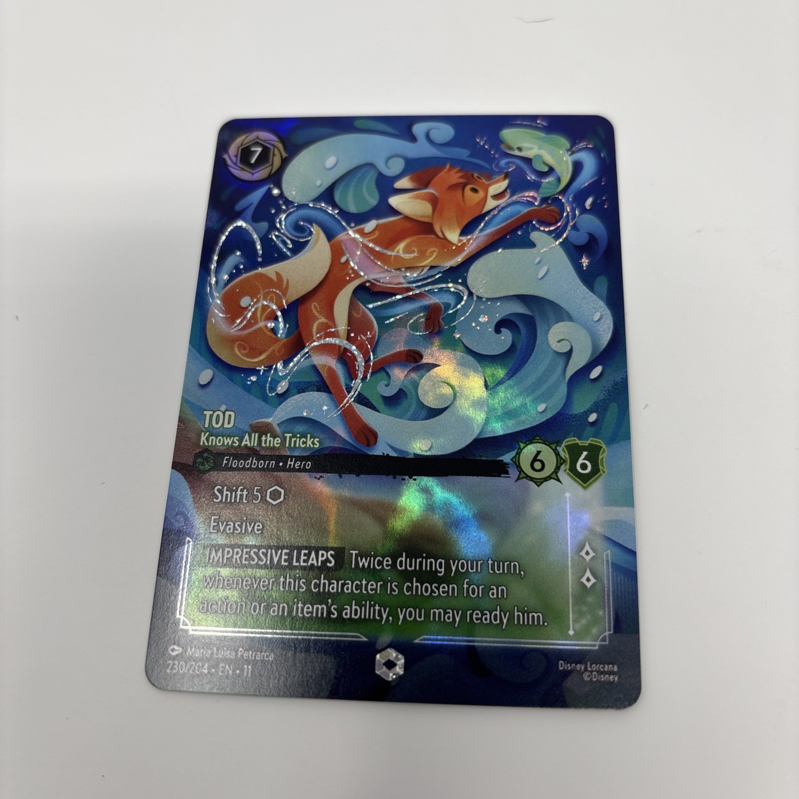 Ravensburger Lorcana Winterspell Tod Knows All the Tricks 230/204 Foil