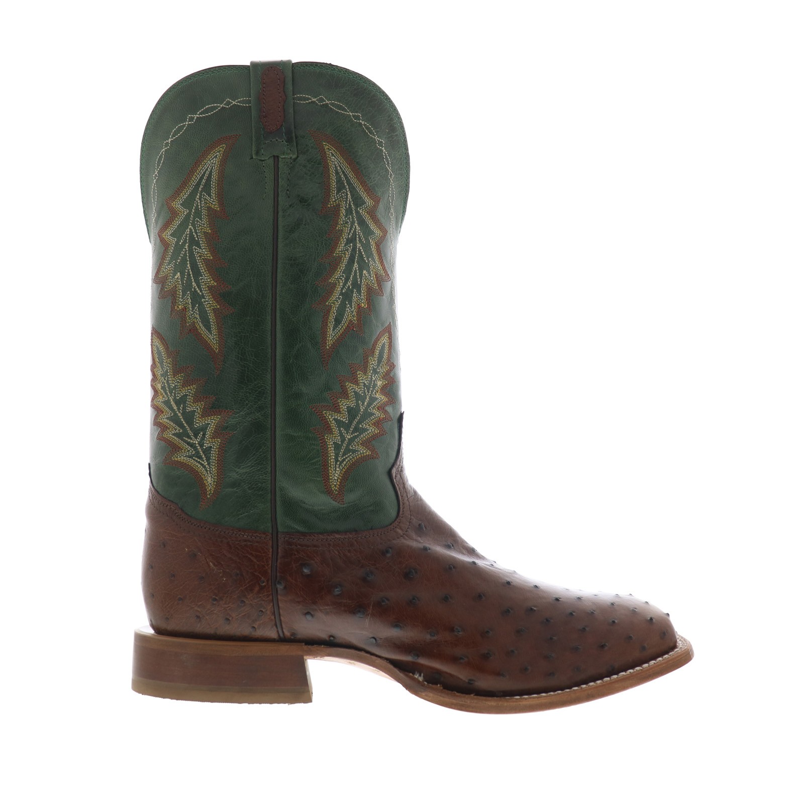 Tony Lama Hayden Full Quill Ostrich Made In USA Mens Brown Western Boots 11 92690₽