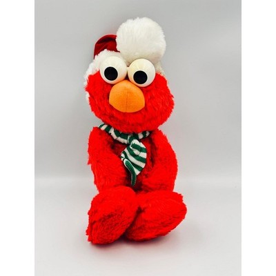 Vintage 1997 Tyco Elmo Plush Sesame Street 15'' Red Holiday Collectors Toy
