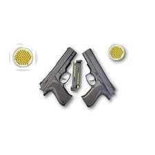 8-Round Toy Gun for Kids   Realistic Black Pistol  Fires 6mm Plastic Bullets