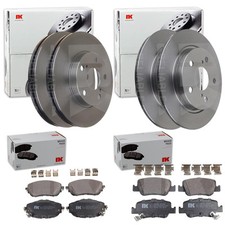 NK BREMSSCHEIBEN + BELÄGE VORNE + HINTEN passend für TOYOTA AURIS COROLLA