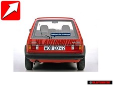 Original Vw Set Tailgate Hatch Vinyl Stickers Surround Golf Gti - 171898523a 4at