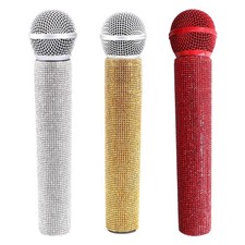 Elegant Decorated Microphone Toy For Kids Adults Entertainers Great For Party