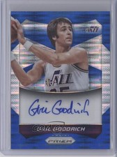2014-15 Panini Prizm Blue Pulsar 35/249 Gail Goodrich #53 Auto HOF 0l2