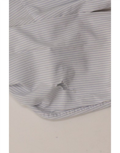 LA MARTINA Womens Shirt UK 14 Large Blue Pinstripe Cotton DO53 - Picture 3 of 3