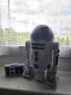 R2D2 Droid Depot Star Wars Disneyworld USA Licht Sound Fahrbar