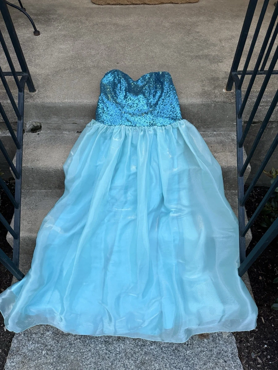 white christmas dresses Blue Ice Princess Dress with Cape –Winter-Inspired Costume for Girls –  MiniClosetCo main image 0