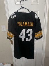 Nike black Steelers Troy Polamalu jersey size xl
