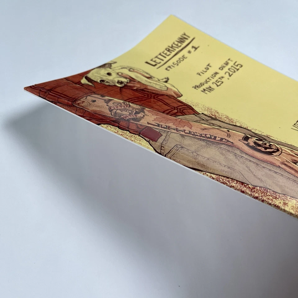 Letterkenny Reproduction Pilot Production Script w/ Facsimile Autographs - Image 2 of 4