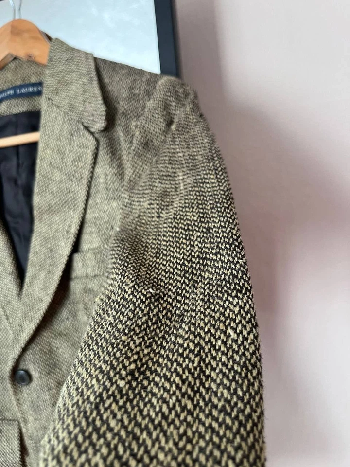 Blazer Polo Ralph Lauren espiga lino/seda/lana Foto 4 de 4