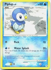 Piplup 93/130 Common Diamond & Pearl Pokemon Lightly Played on eBay