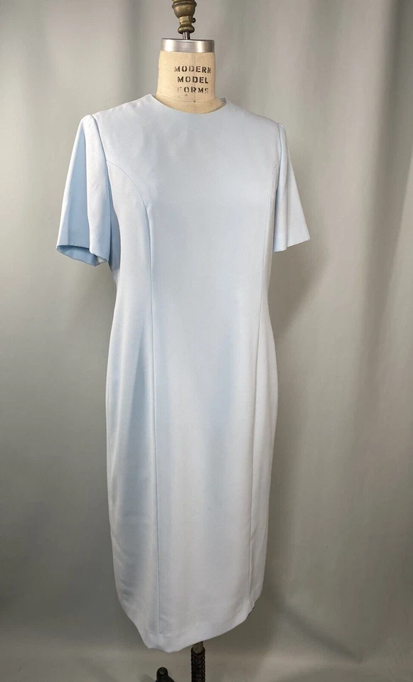 Chaqueta y Vestido Vintage Dos Piezas TALLA 8 Funda Azul HENRY LEE 60s 70s 80s 90s Foto 3 de 4