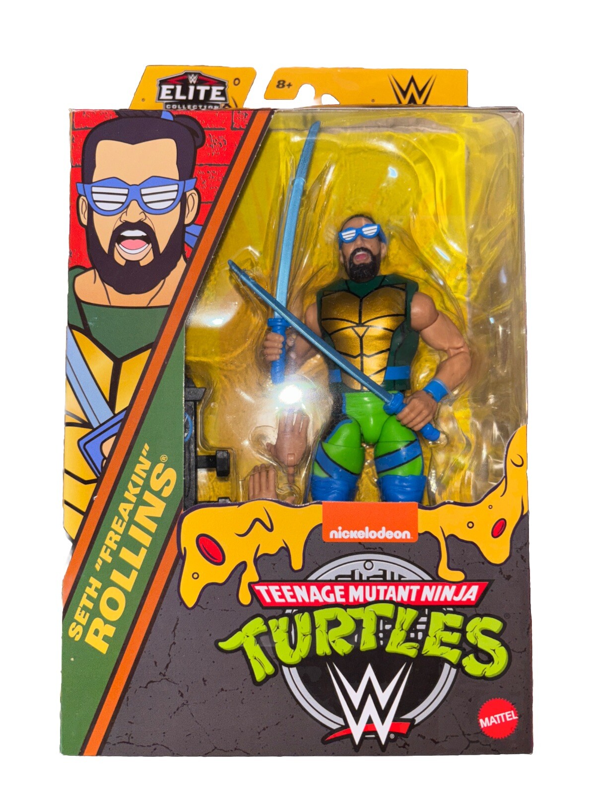 WWE Elite Seth Rollins Teenage Mutant Ninja Turtles Leonardo Target Exclusive
