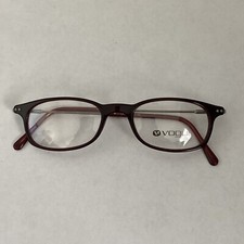 Original New Vogue VO 2157 Red plastic  Silver metal Frame Glasses 48-18-140