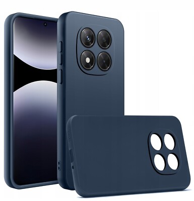 FÜR XIAOMI REDMI NOTE 14 PRO PLUS 5G - MATT TPU Tasche Hülle Case Handy BLAU