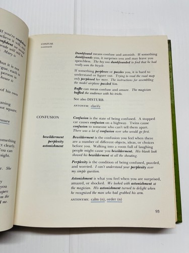 In Other Words A Junior Thesaurus (1969 Hardcover) Children - Foto 9 di 11