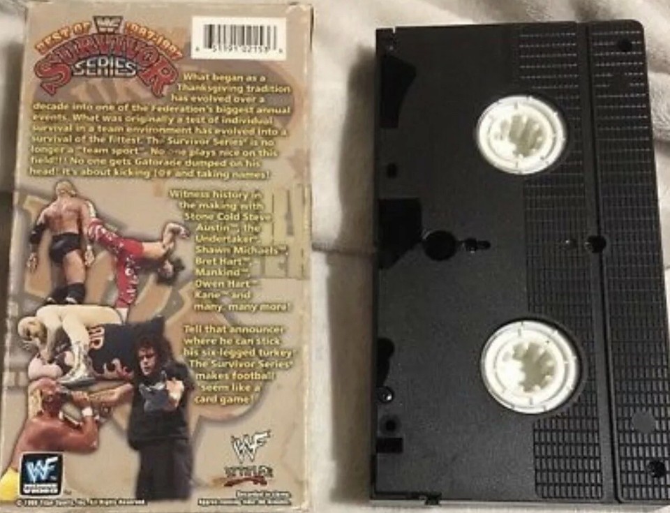 WWF Wrestling The Best of the Survivor Series 19871997 VHS 1998 eBay