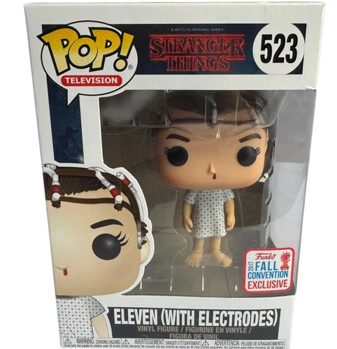 NEW Funko Pop! Stranger Things ELEVEN #523 (w/ Electrodes) - 2017 Fall Exclusive
