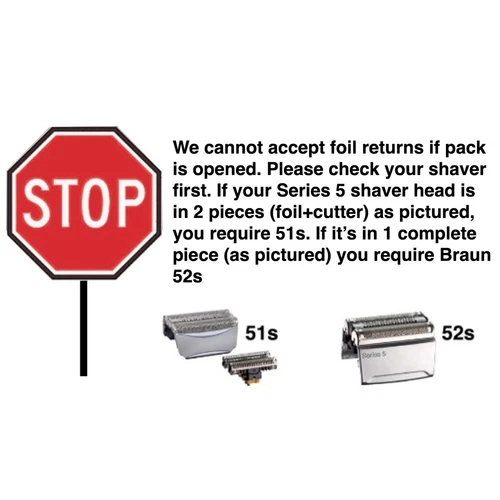 For.BRAUN 51S Series 5 Foil & Cutter Replacement Set 360, Activator 8595, 590c - Bild 4 von 4