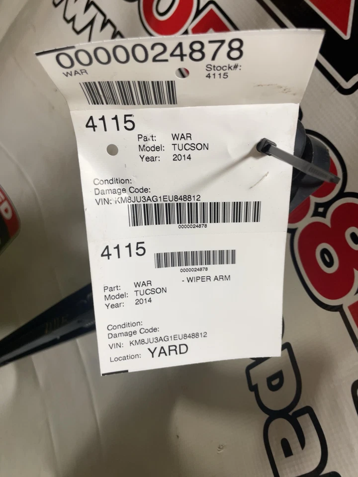 ✅ Brazo limpiaparabrisas Hyundai Tucson 2014 OEM Foto 3 de 3