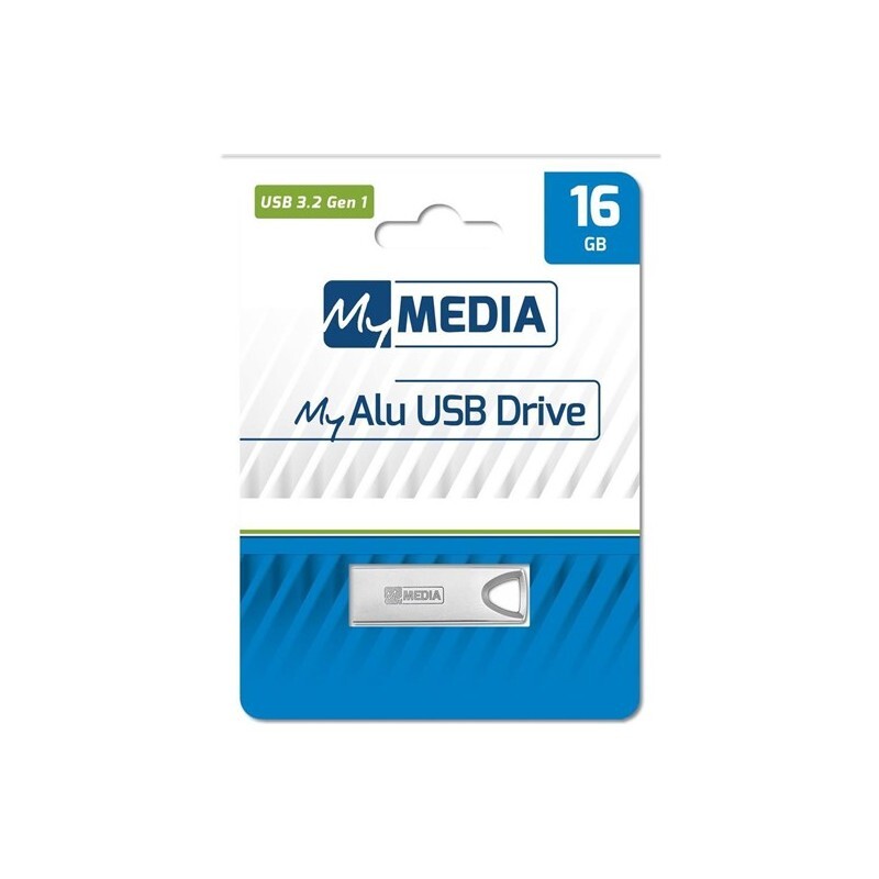 Pendrive 16GB USB MyMedia My Alu 3.2 69275 pendrive in metallo da 16 gb Connessi