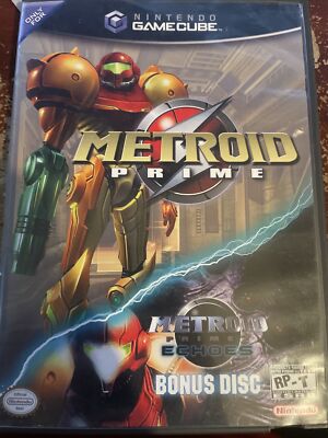 Nintendo Metroid Prime With Bonus Metroid Prime 2 Echoes Demo Disc  Game No Manu