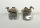 Vintage modernist sterling silver Esther Lewittes Earrings — photo 4