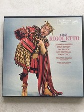 Box LP Rigoletto (Warren, Rca Victor LM-6021 Orchestra, Cellini) Album + Librett