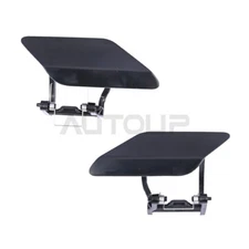 Pair Headlight Washer Nozzle Cover LH & RH For 2009-2013 Mercedes-Benz E550 E350