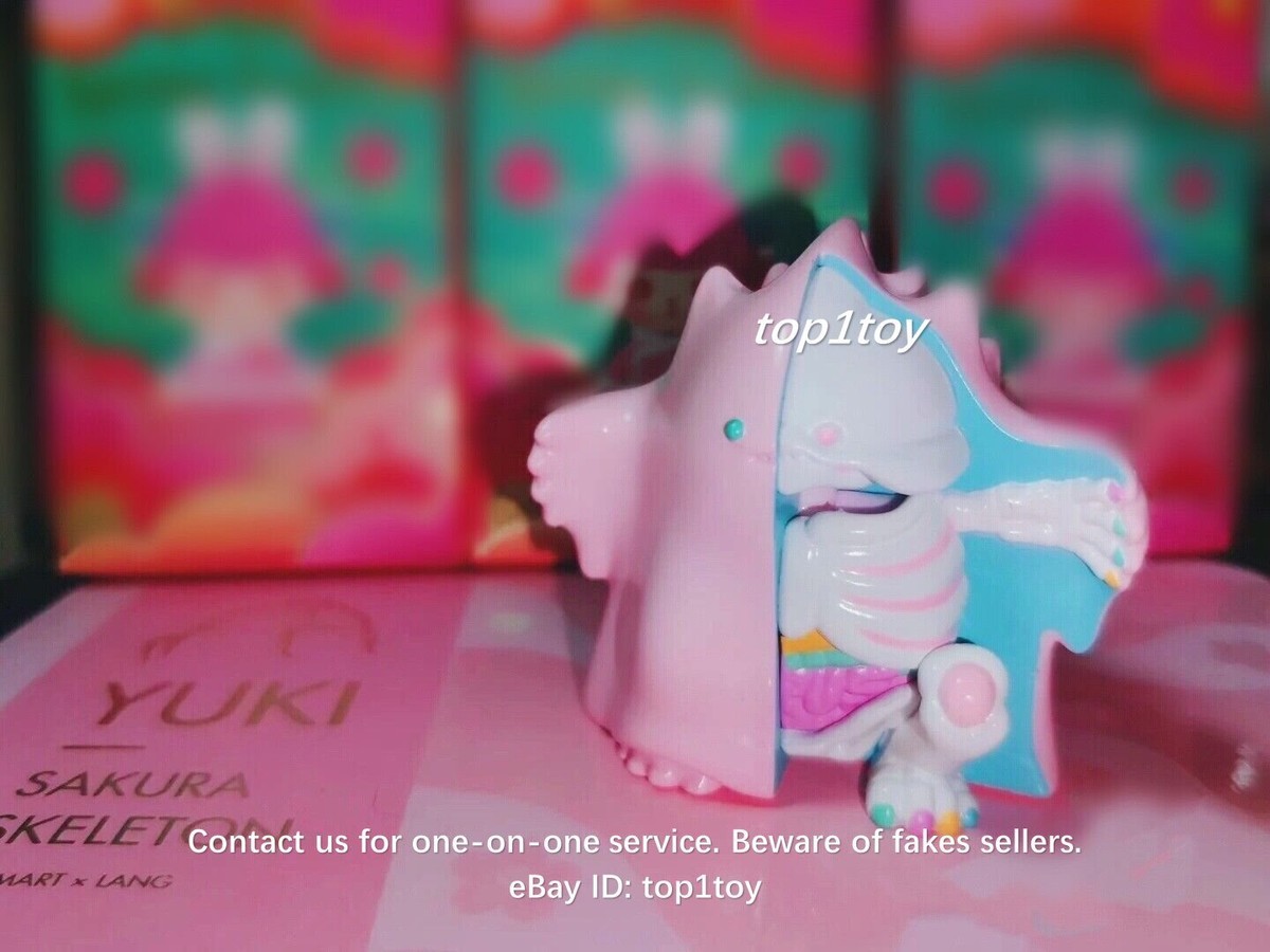 POP MART x LANG Yuki Sakura Skeleton Limited Art Toy | eBay