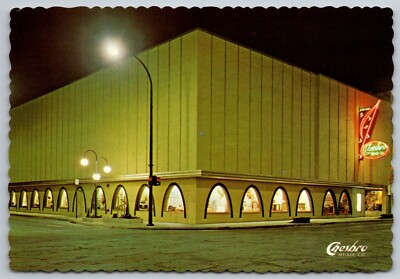 Chesbro Music Co Vintage Postcard Idaho Falls Quality Service Souvenir View