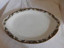 Limoges Francia Unico Grande Piatto Di Servizio Ovale Decoro Floreale 1880/1962