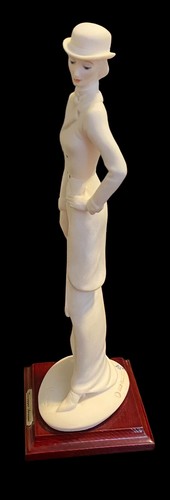 Statuetta vintage Giuseppe Armani Firenze ""Lady Rider"" Made in Italy 1987 - Foto 2 di 16