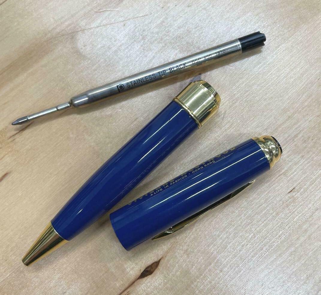 VivienneWestwood Original Novelty Navy/Silver Ballpoint Pen(No box