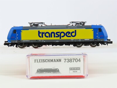N Fleischmann 738704 TX Logistik Transped BR 185 Electric #518-8 - DCC Ready