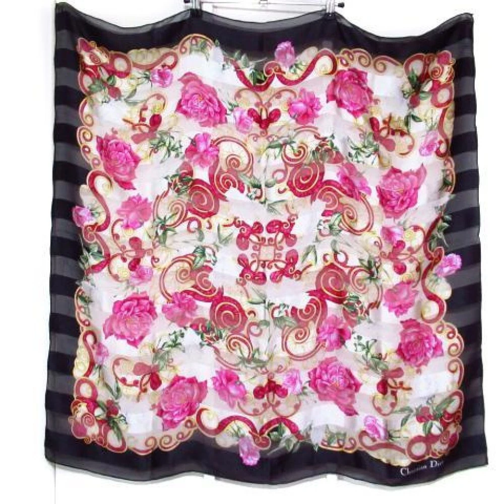Christian Dior grande écharpe fine 88cm 34