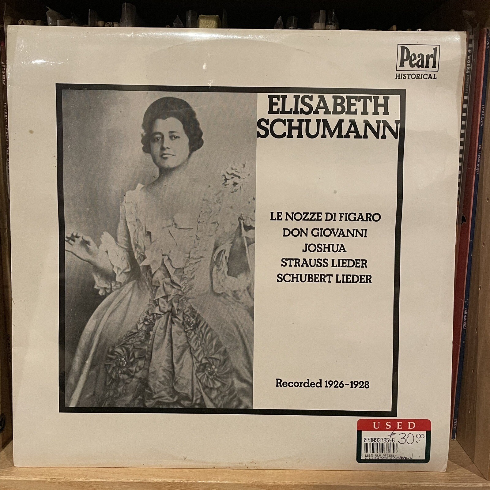 Elisabeth Schuman 1926-1928 ~ Pearl Historical GEMM 191 ~ 1980 Sealed LP Vinyl