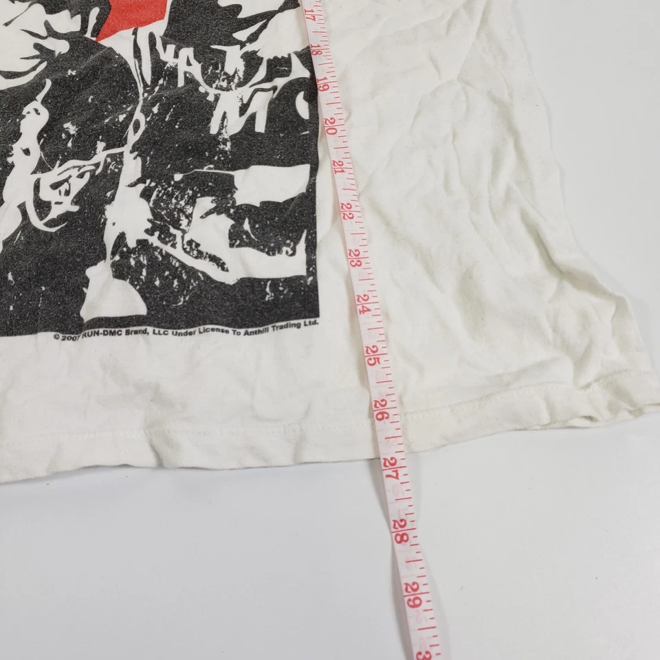 CAMISETA RUN DMC PROMO PARA HOMBRE Grande RAP REV RUN JAM MASTER JAY 2008 Foto 4 de 4