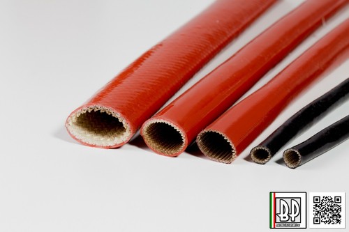 FIRE SLEEVE fibra silicona flexible Protecciones térmicas para cables moto auto - Imagen 3 de 5