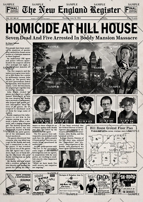 Clue Zeitung Poster Druck