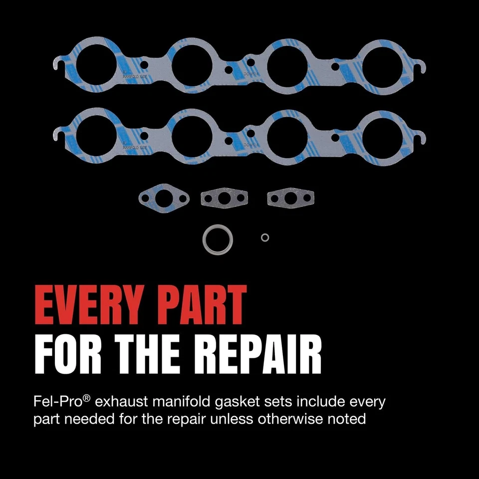 Juego de juntas de colector de escape para Nissan 350z 370z 2003-2020 Foto 3 de 4