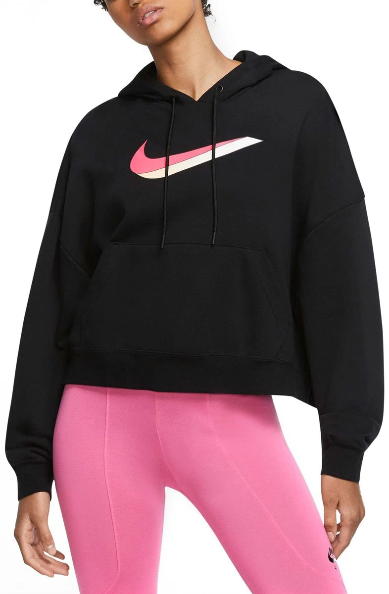 NEW Nike Sportswear Icon Clash Fleece Hoodie CU5108 010 Black