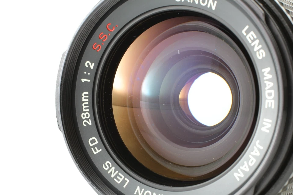 [EXC+++++ w/ Case] Canon FD 28mm f2 S.S.C SSC Wide Angle MF Lens From JAPAN - Image 3 of 4