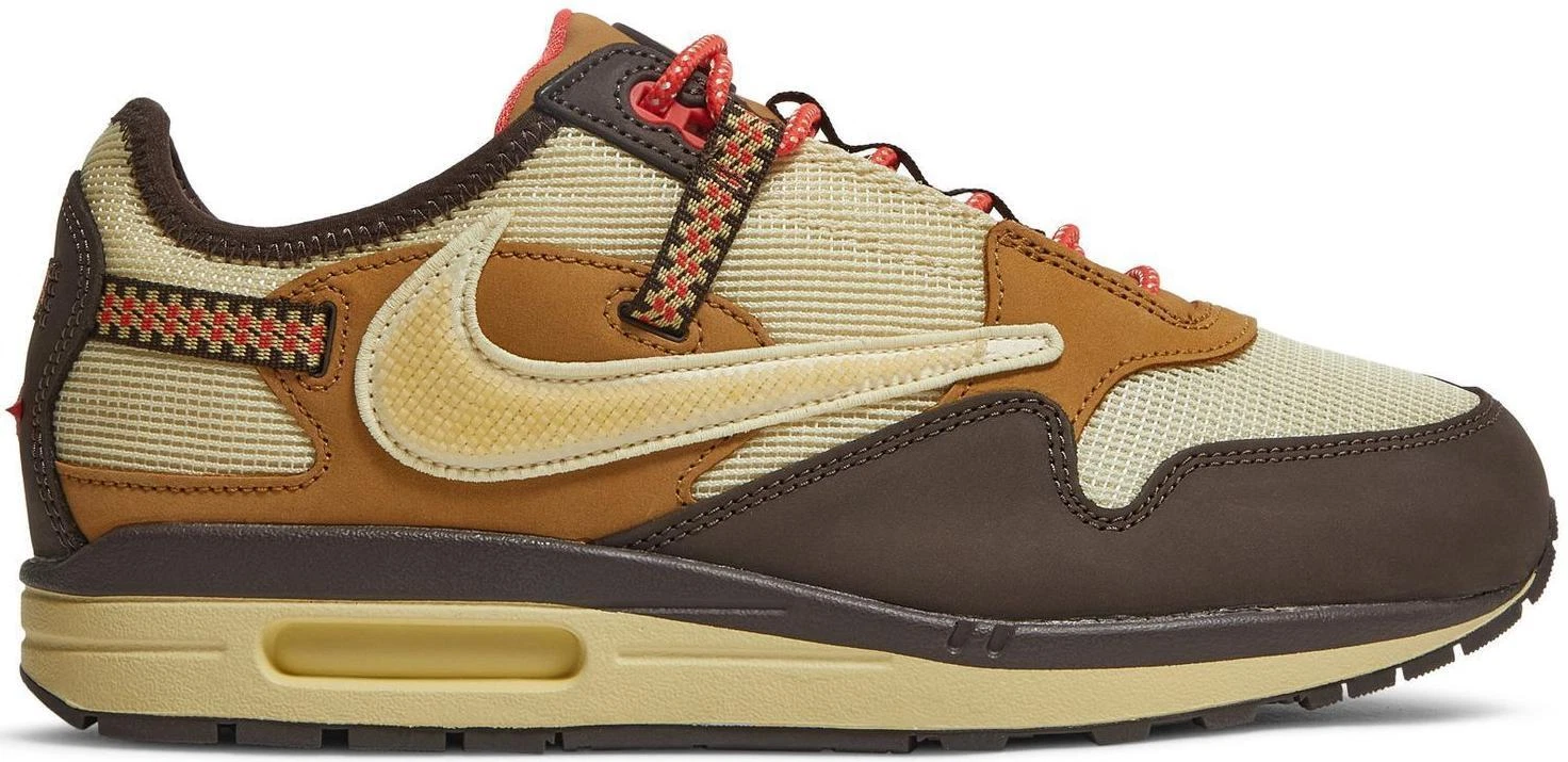 NIKE トラヴィススコット AIRMAX 26.5 Nike Air Max 1 x Travis Scott Low Wheat for Sale | Authenticity